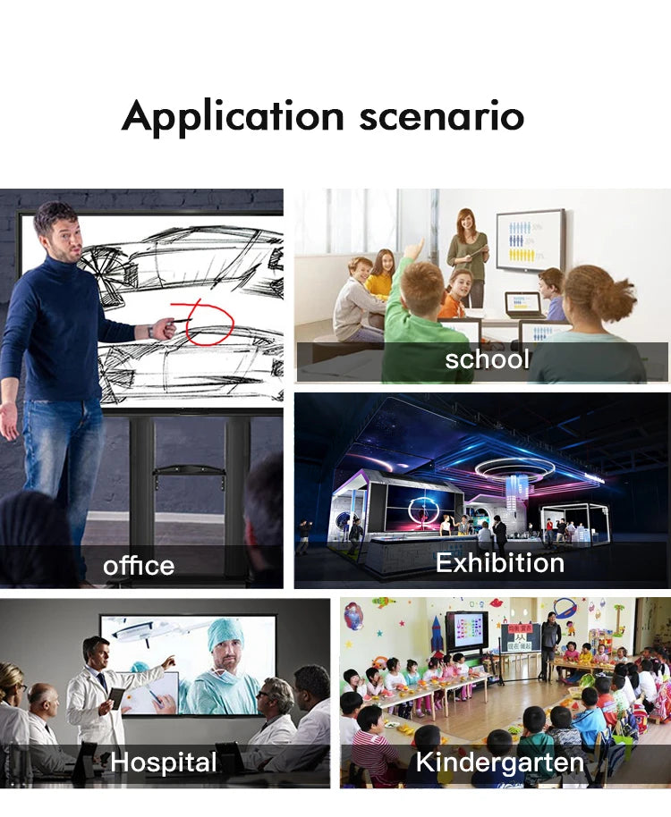 Interactive Whiteboard Touchscreen Monitor Full HD 60Hz 32, 43, 55, 65 Inch