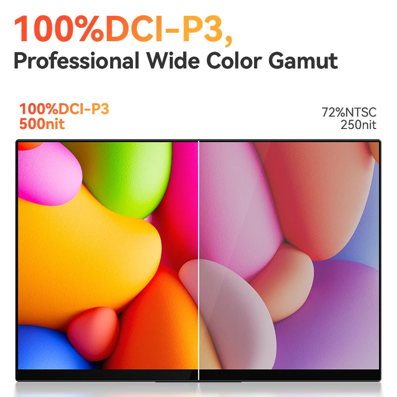 QLED 4K Portable Touch Monitor 60Hz 15.6 Inch