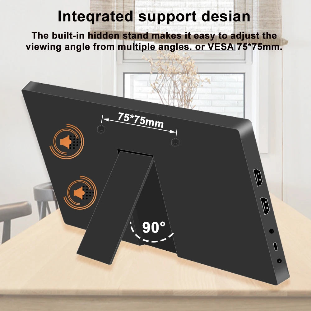 Mini Portable Touchscreen Monitor HD 60Hz 7/8 Inch