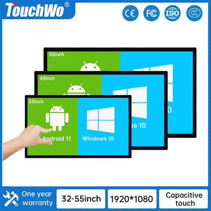Interactive Whiteboard Touchscreen Monitor Full HD 60Hz 32, 43, 55, 65 Inch