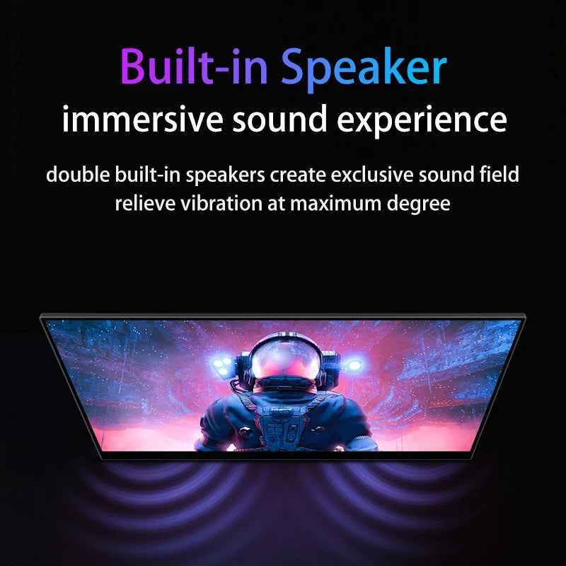 2560x1600p Portable Touch Screen Gaming Monitor 144hz 16 Inch