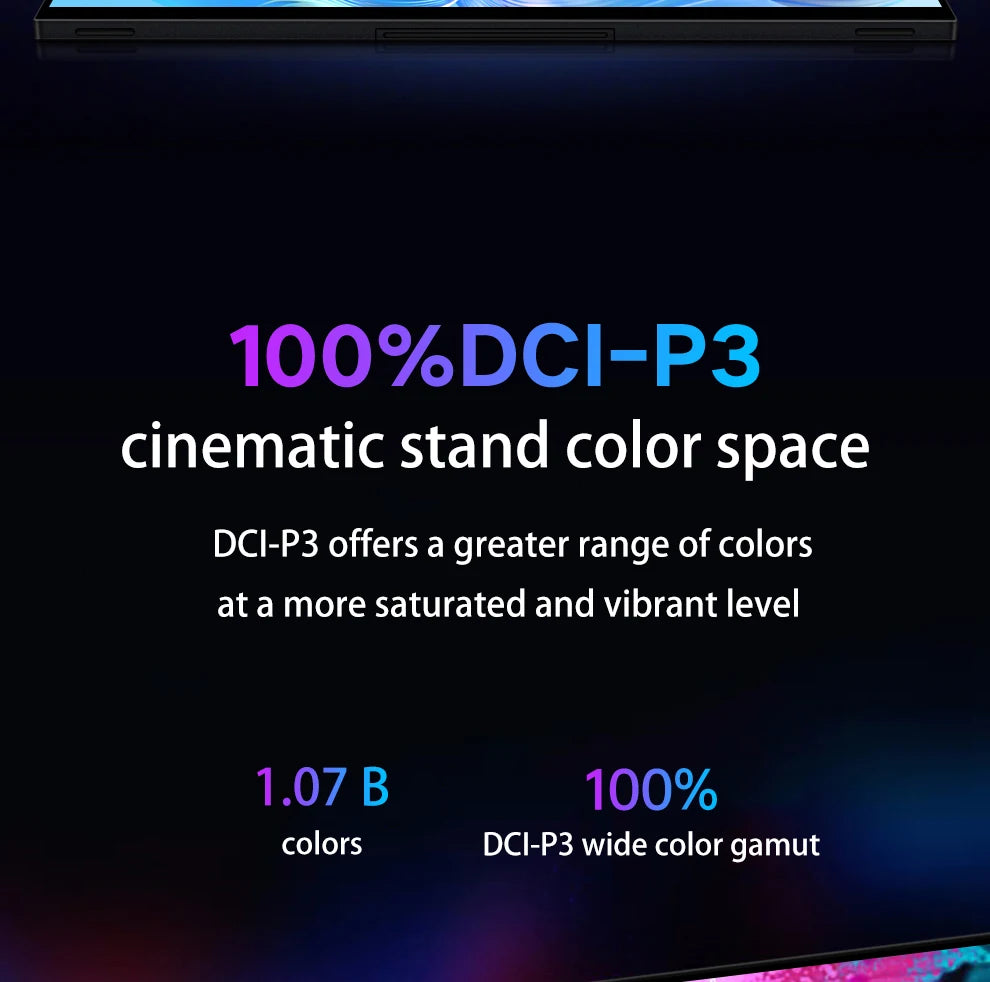 2560x1600p Portable Touch Screen Gaming Monitor 144hz 16 Inch