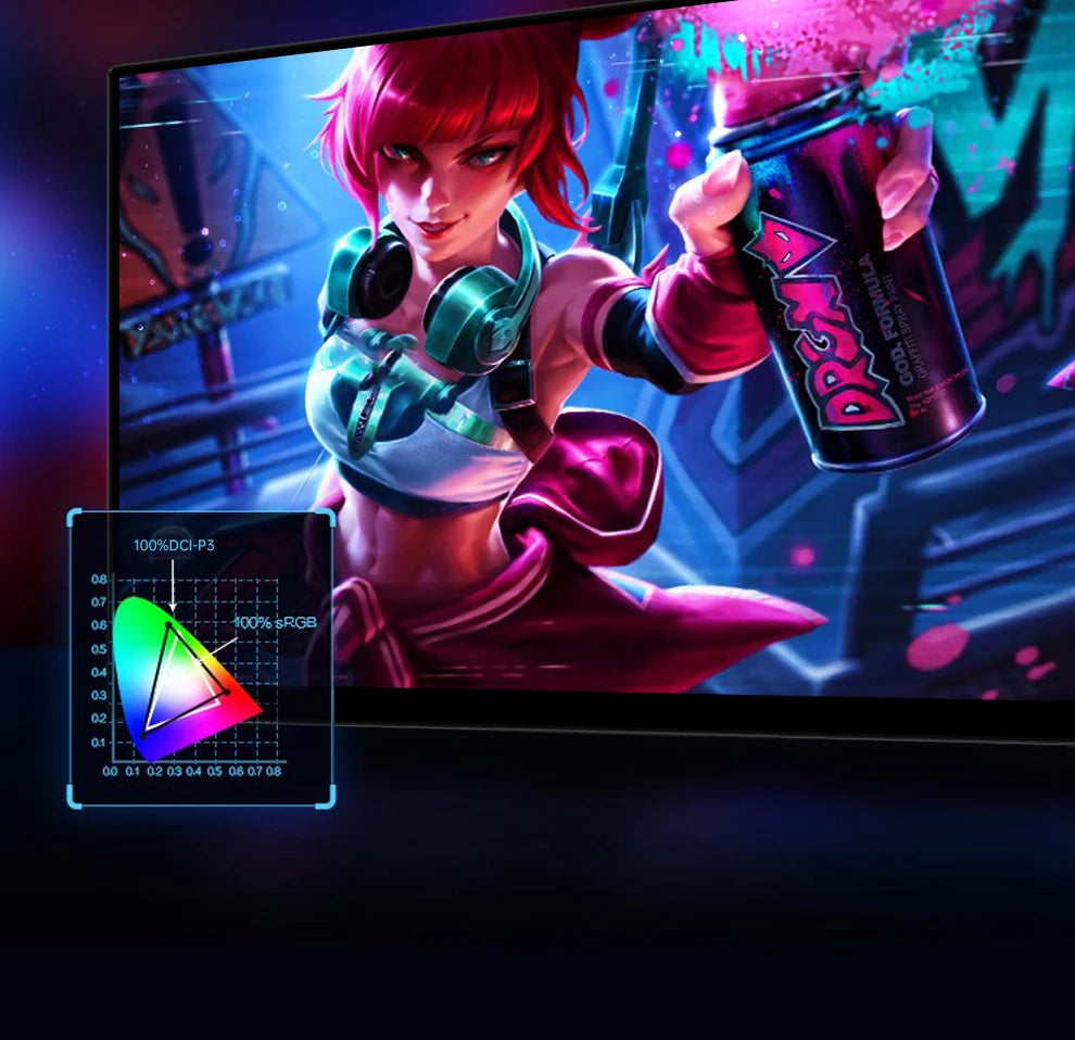 2560x1600p Portable Touch Screen Gaming Monitor 144hz 16 Inch
