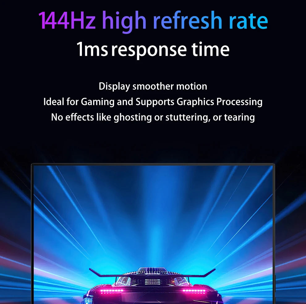 2560x1600p Portable Touch Screen Gaming Monitor 144hz 16 Inch