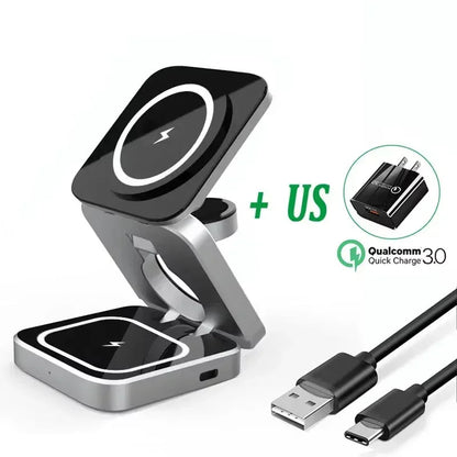 3 in 1 Magnetic Wireless Charger