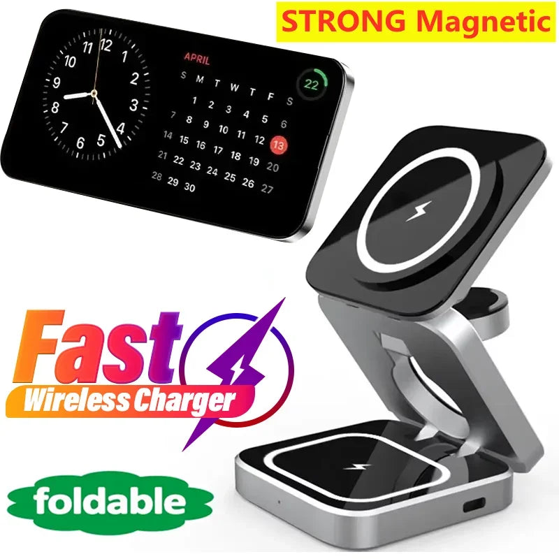 3 in 1 Magnetic Wireless Charger