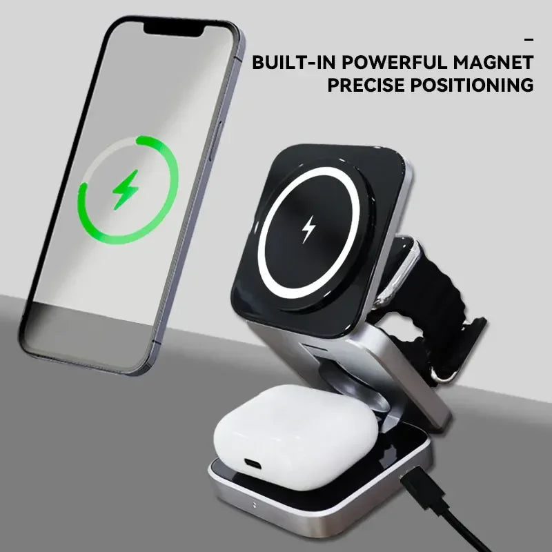 3 in 1 Magnetic Wireless Charger