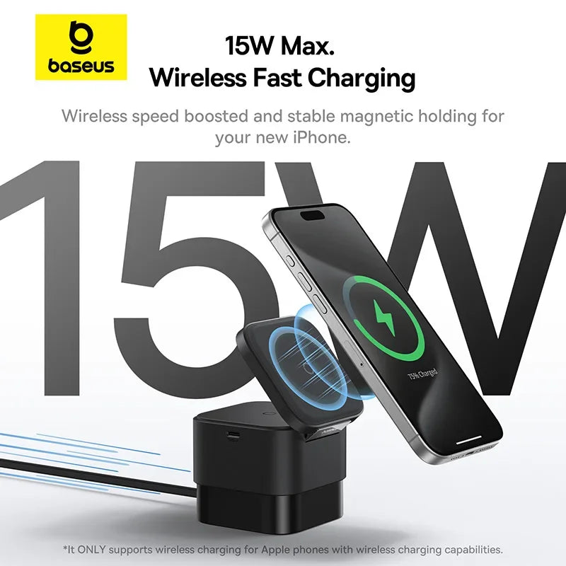 3 in 1 Magnetic Wireless Charging Station