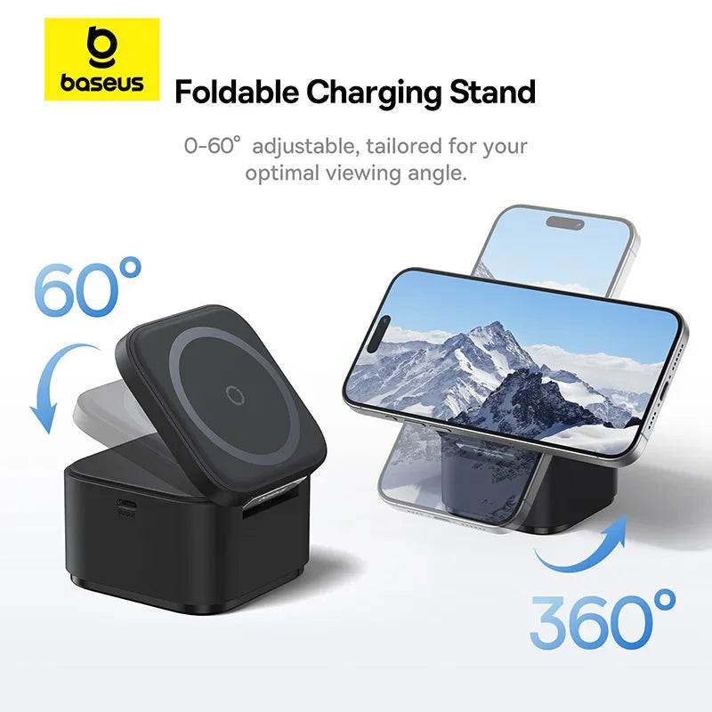 3 in 1 Magnetic Wireless Charging Station