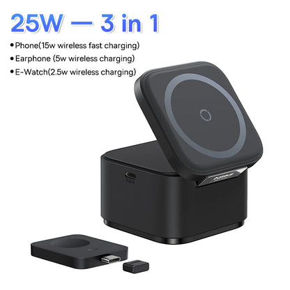 3 in 1 Magnetic Wireless Charging Station