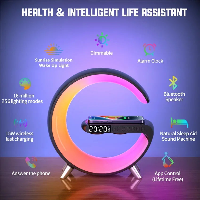 RGB Speaker Wireless Charging Station