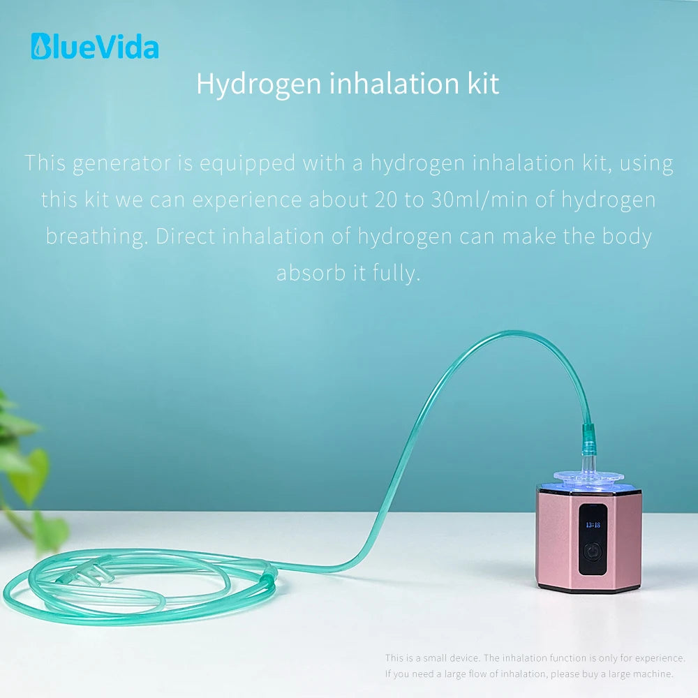 6000 PPB Hydrogen Water Generator with Inhalation Kit & Adapter