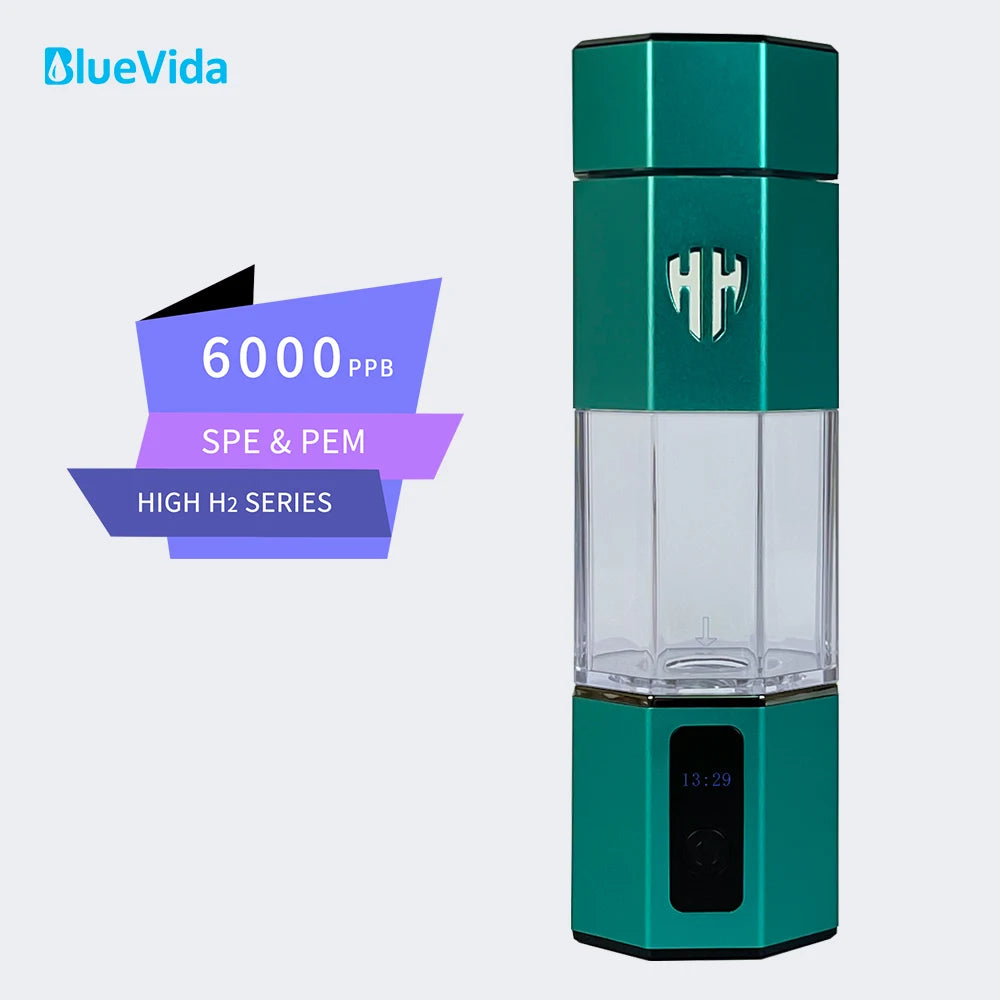 6000 PPB Hydrogen Water Generator with Inhalation Kit & Adapter