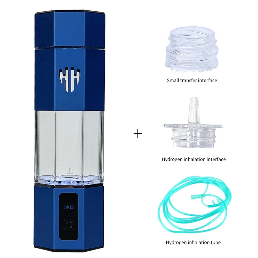 6000 PPB Hydrogen Water Generator with Inhalation Kit & Adapter