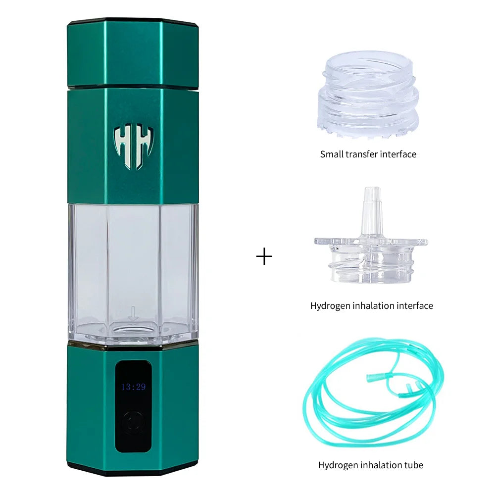 6000 PPB Hydrogen Water Generator with Inhalation Kit & Adapter
