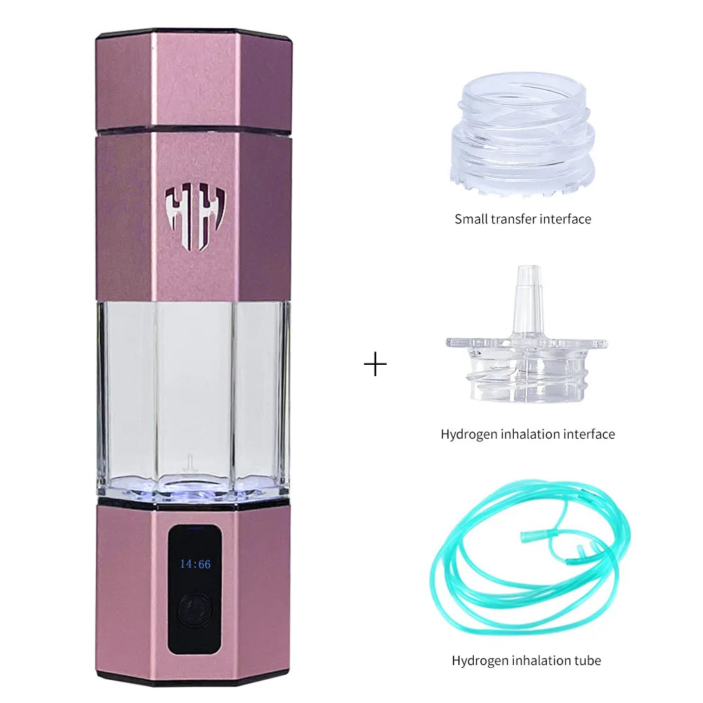 6000 PPB Hydrogen Water Generator with Inhalation Kit & Adapter