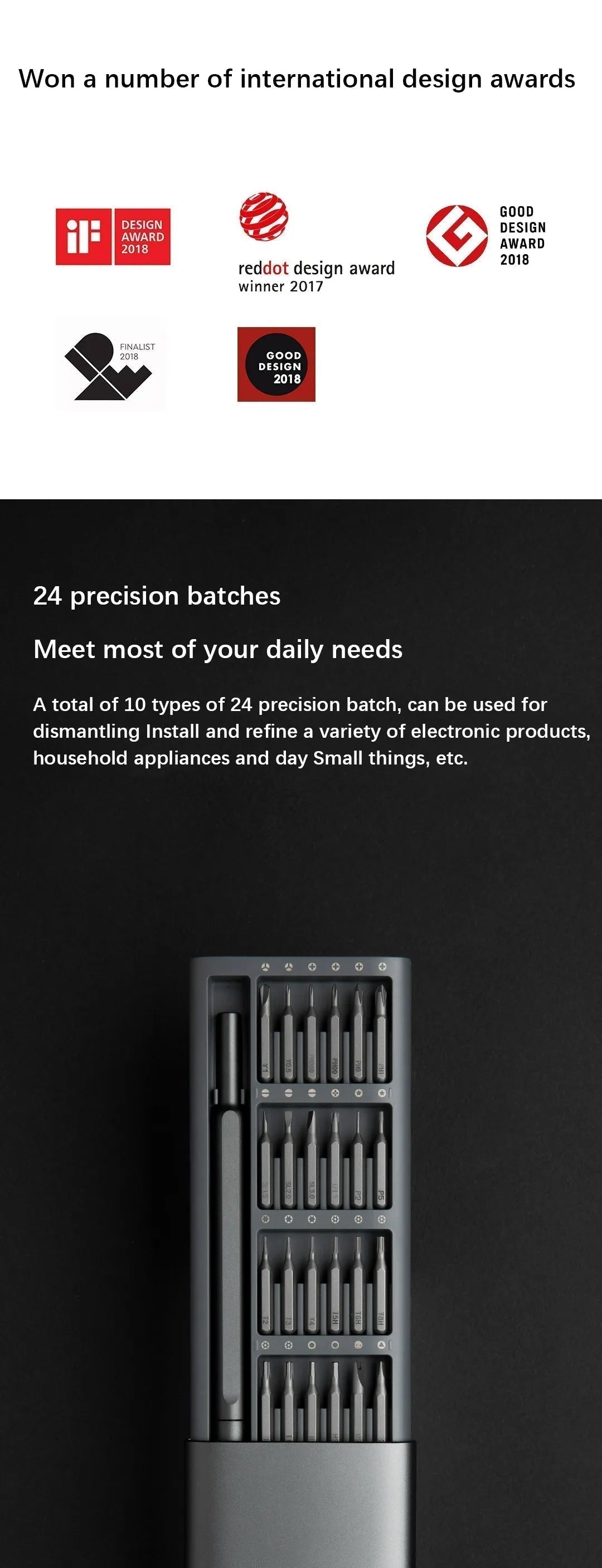 Xiaomi Precision Screw Driver Kit (non electric)