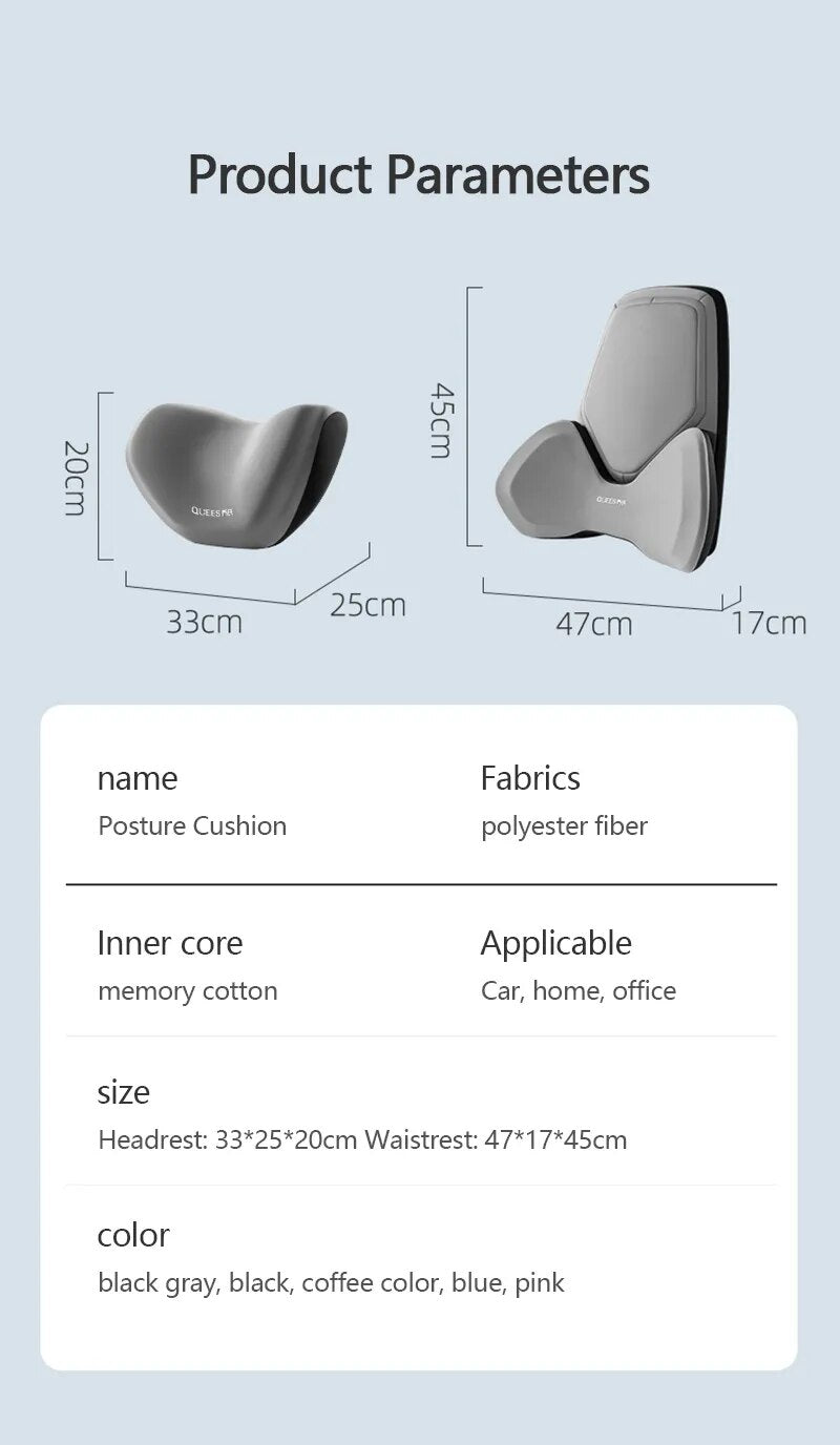 Lumbar & Neck Support Pillow