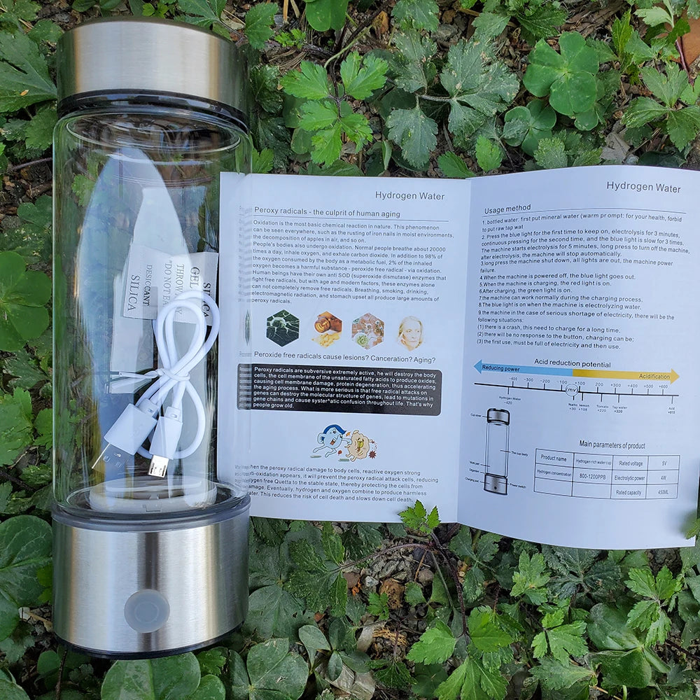 Hydrogen Glas Bottle 420ml