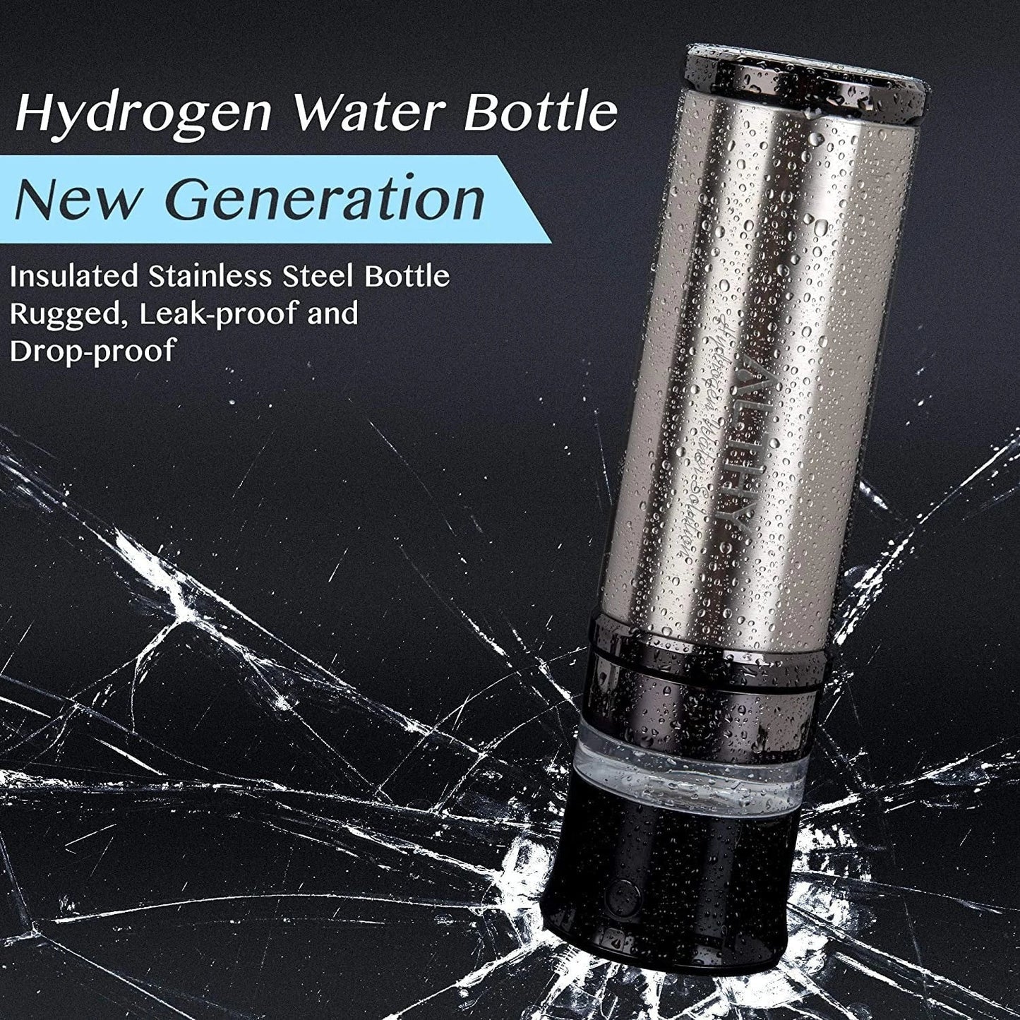 2 in 1 Stainless Steel Hydrogen Bottle