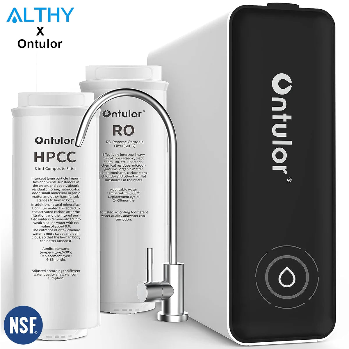 Ontulor 600GPD Reverse Osmosis Water Purifier
