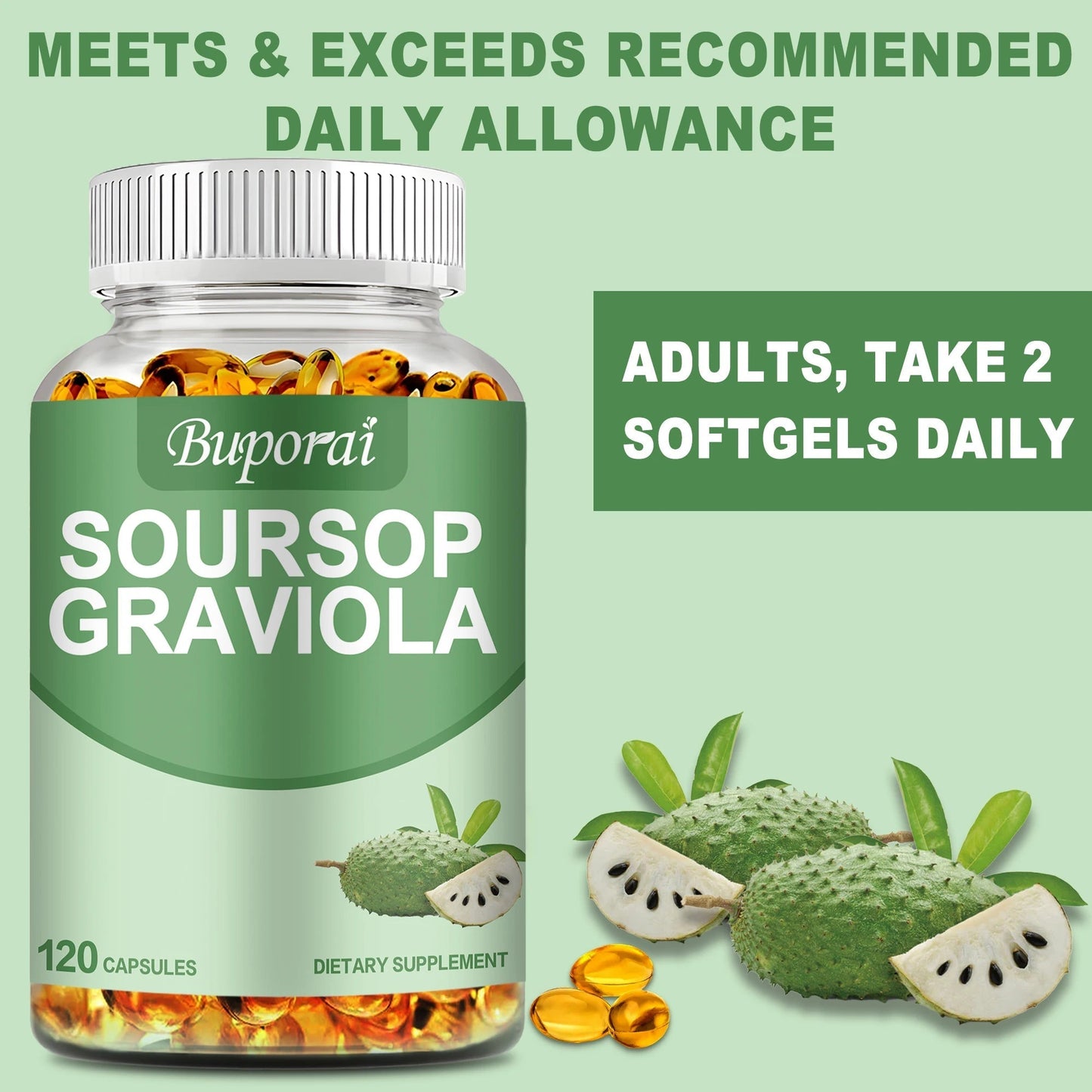 Soursop Graviola 120 Capsules
