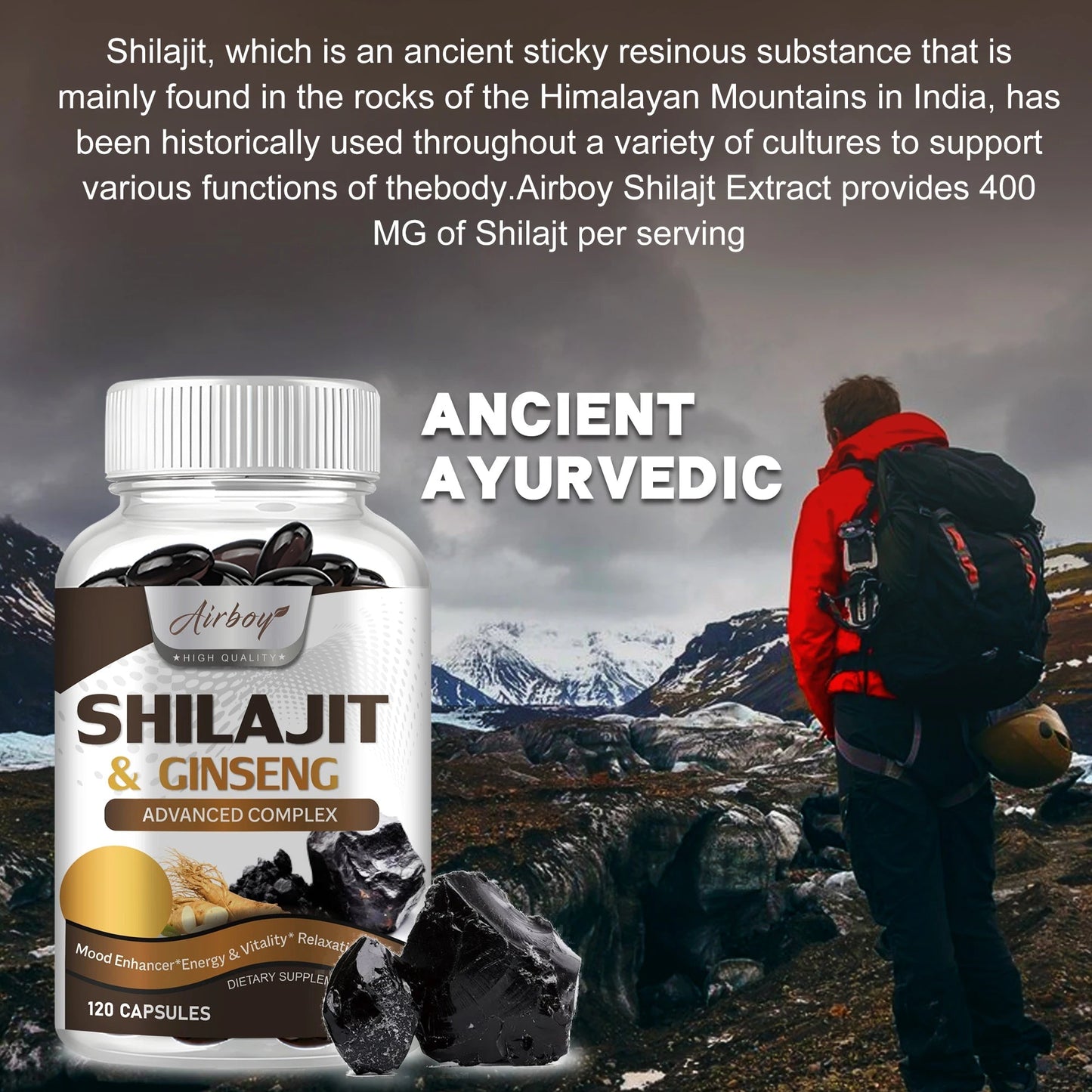 Shilajit & Ginseng Supplement