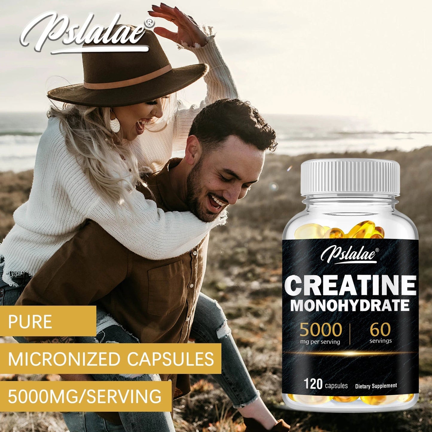 Creatine Monohydrate 120 Capsules