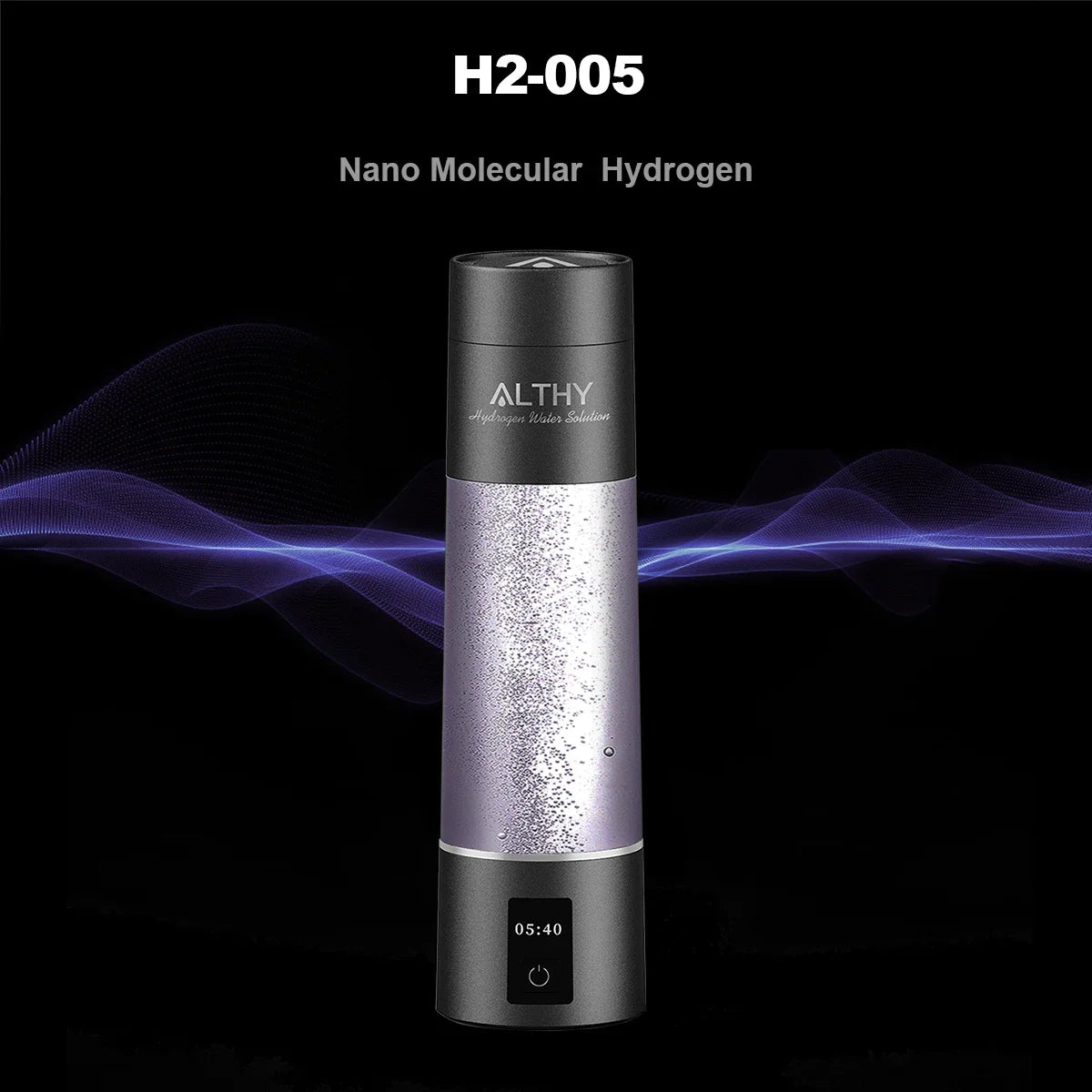 Hydrogen Water Generator Dual Chamber lonizer + Charging & Time Display