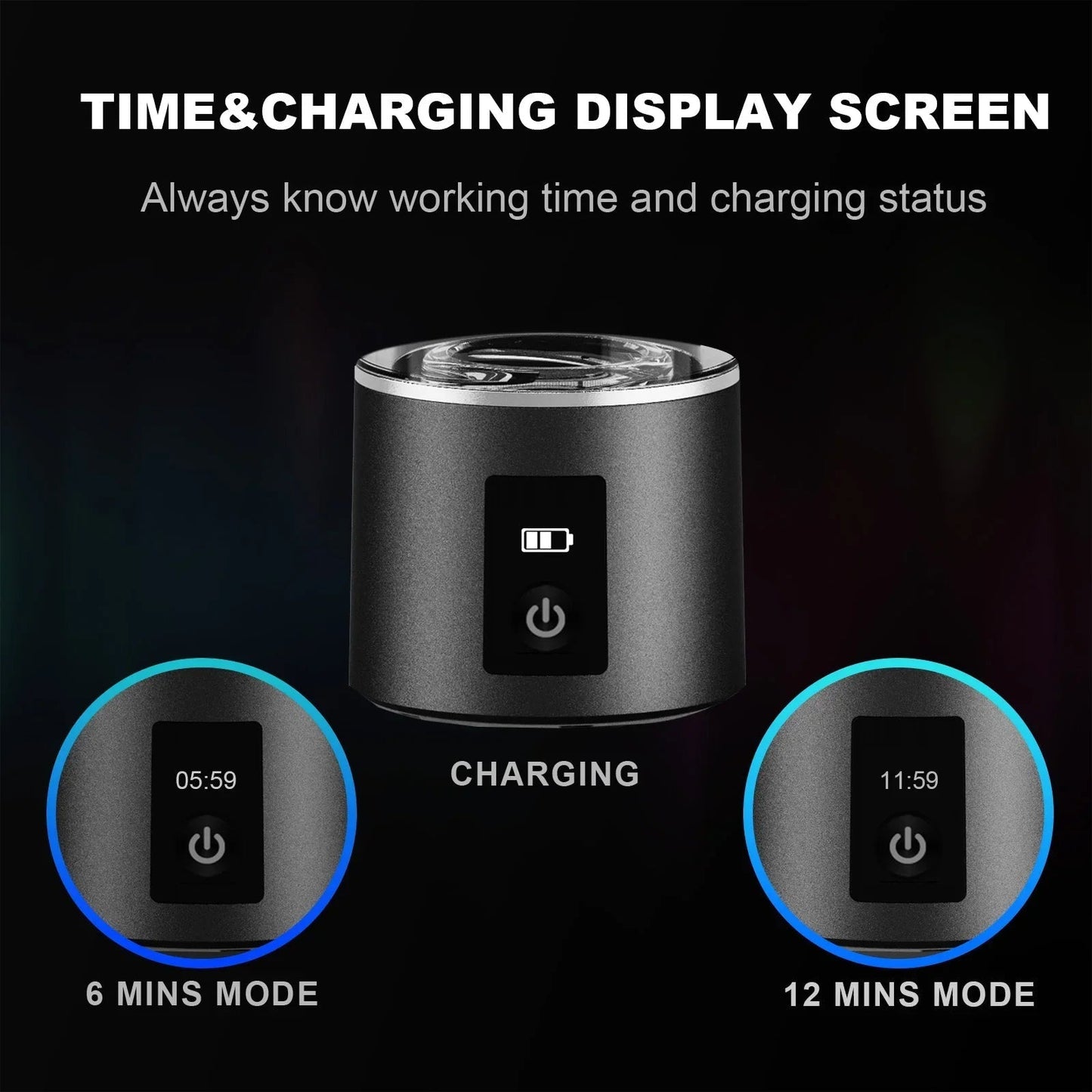 Hydrogen Water Generator Dual Chamber lonizer + Charging & Time Display