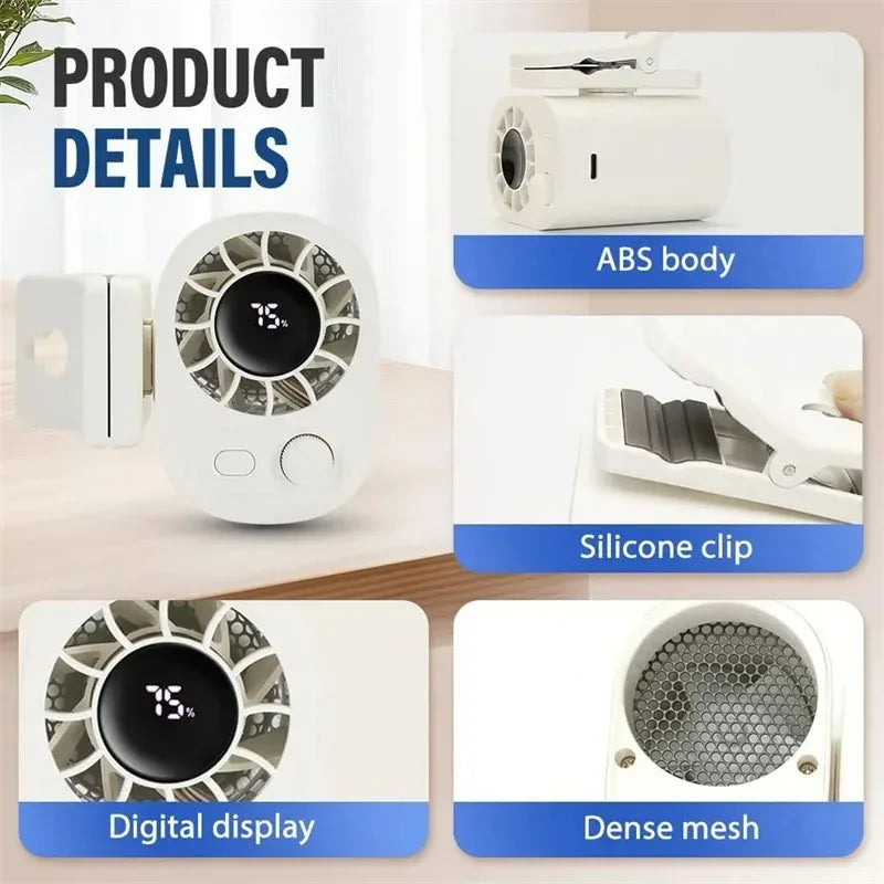 360° Clip-On Portable Fan