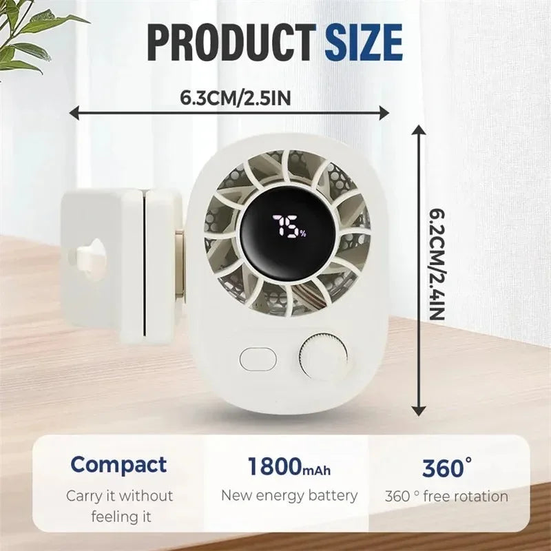 360° Clip-On Portable Fan