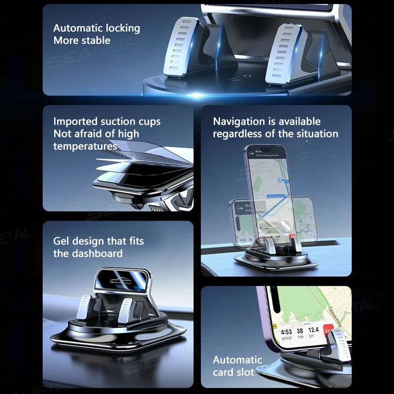 SEAMETAL™ 360° Dashboard Phone Mount